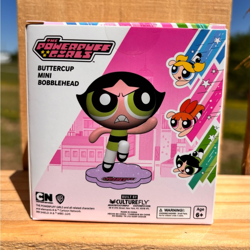 CultureFly The Powerpuff Girls Buttercup Mini Bobblehead collectible figurine